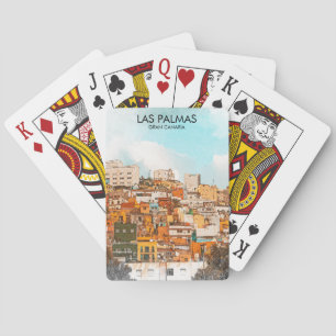 Las Palmas Gran Canaria City View Poker Cards