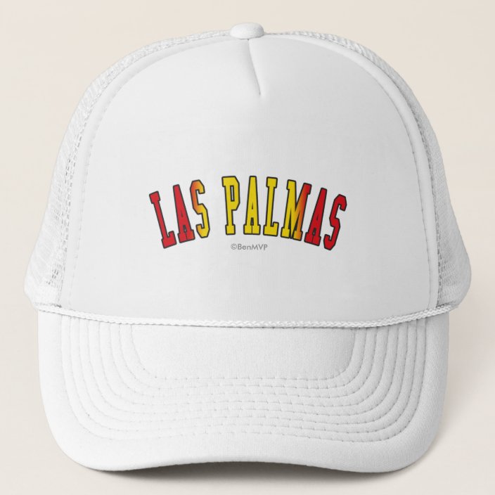 Las Palmas in Spain National Flag Colors Hat