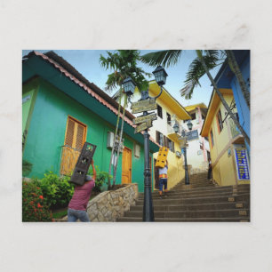 Las Peñas Neighborhood, Guayaquil, Ecuador Postcard