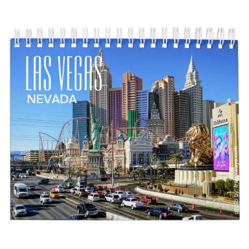 Las Vegas 12 Months Calendar