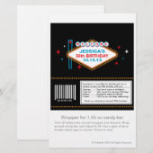 Las Vegas 50th Birthday Candy Wrapper (Front/Back)