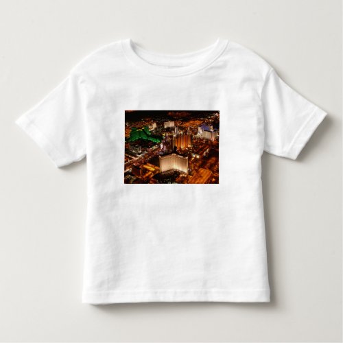 Las Vegas aerial view from a blimp Toddler T_shirt