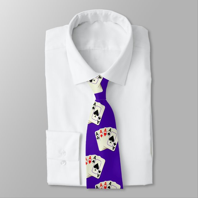 Las Vegas All Aces On Any Color Tie (Tied)