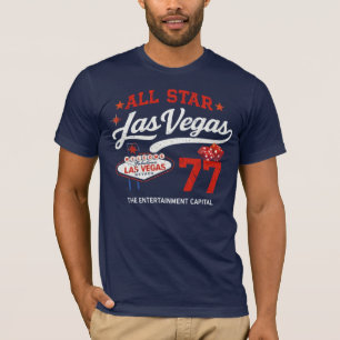 Las Vegas All Star 77 Vintage Sports Graphic T-Shirt