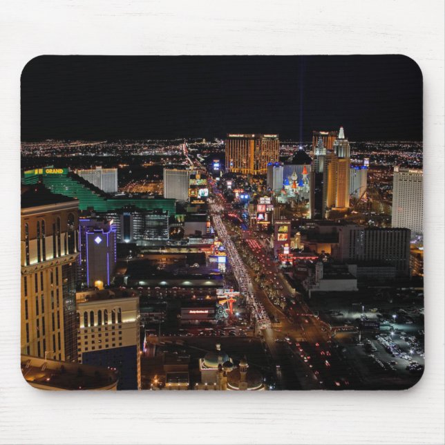 Las Vegas at Night Mouse Pad (Front)