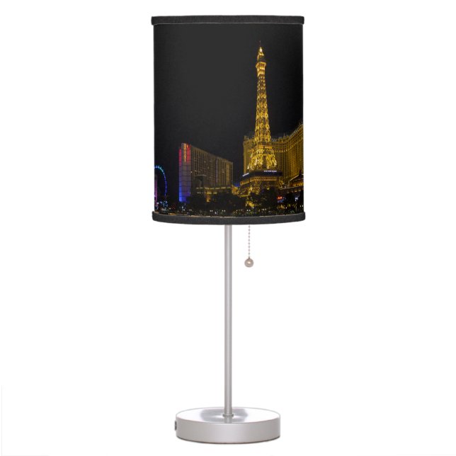 Las Vegas at night  Skyline Table Lamp (Left)