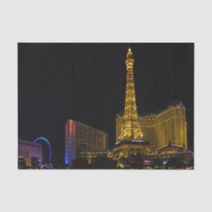 Las Vegas at night Skyline Tissue Paper