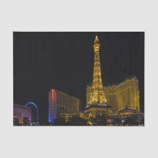 Las Vegas at night Skyline Tissue Paper
