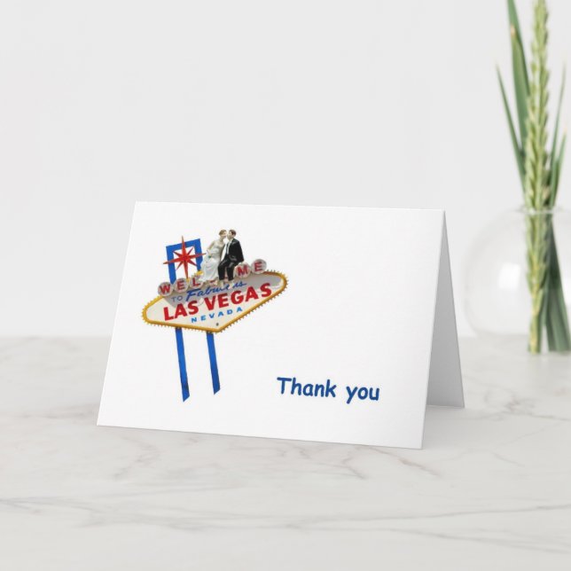 Las Vegas B&G Topper Thank you Cards (Front)