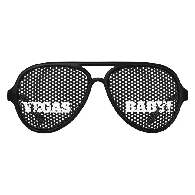 Las Vegas Baby Party Trip Aviator Sunglasses (Front)