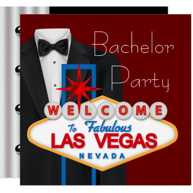 Las Vegas Bachelor Party Invitation