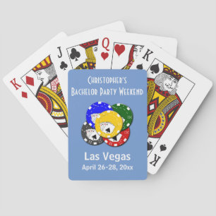 Las Vegas Bachelor Party Favor Casino Poker Cards