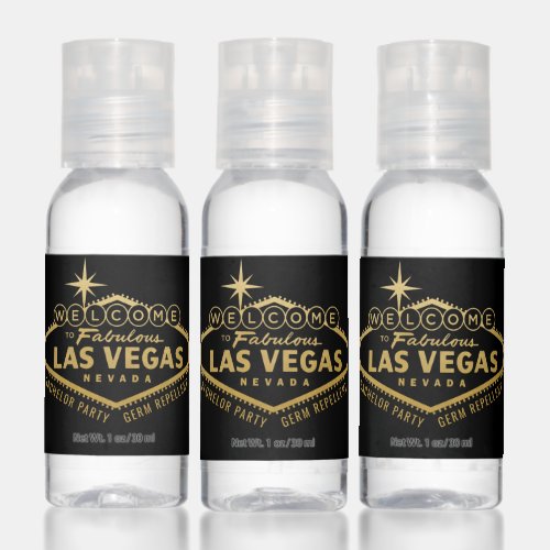 Las Vegas Bachelor Party Repellent Funny Custom Hand Sanitizer