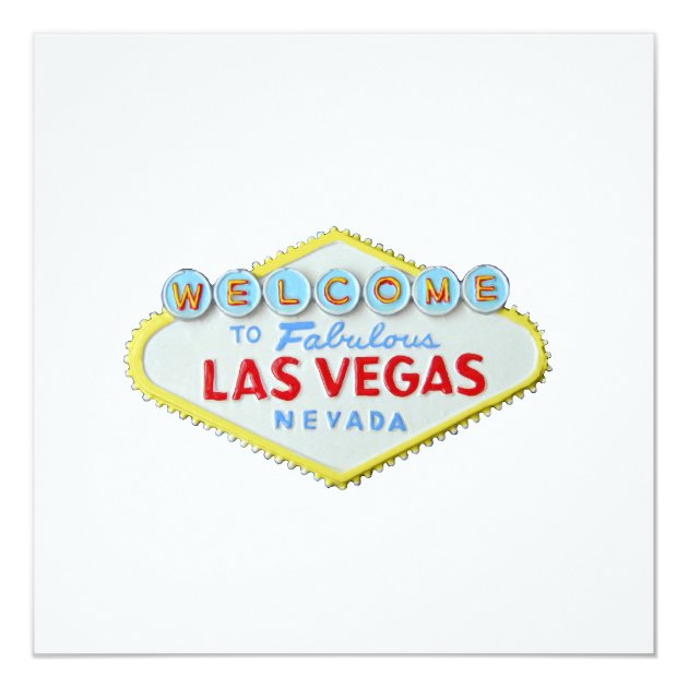 Las Vegas Bachelor Party Showgirl Invitation