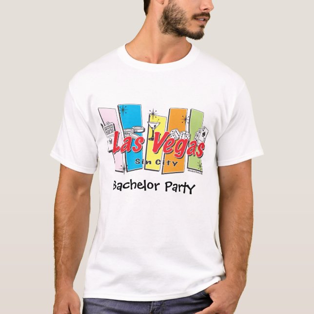 Las Vegas Bachelor Party T-Shirt (Front)