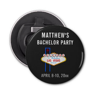 Las Vegas Bachelor Party Trip Favor Bottle Opener