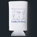 Las Vegas bachelorette can coolers<br><div class="desc">These Vegas themed can coolers feature a modern font and personalized customizable details. This 'Lucky in Love' themed can cooler will be a great addition to your bridesmaid gift bags. Change the colors and bride's name to make it your own. Shop the matching Vegas accessories in our Las Vegas bachelorette...</div>