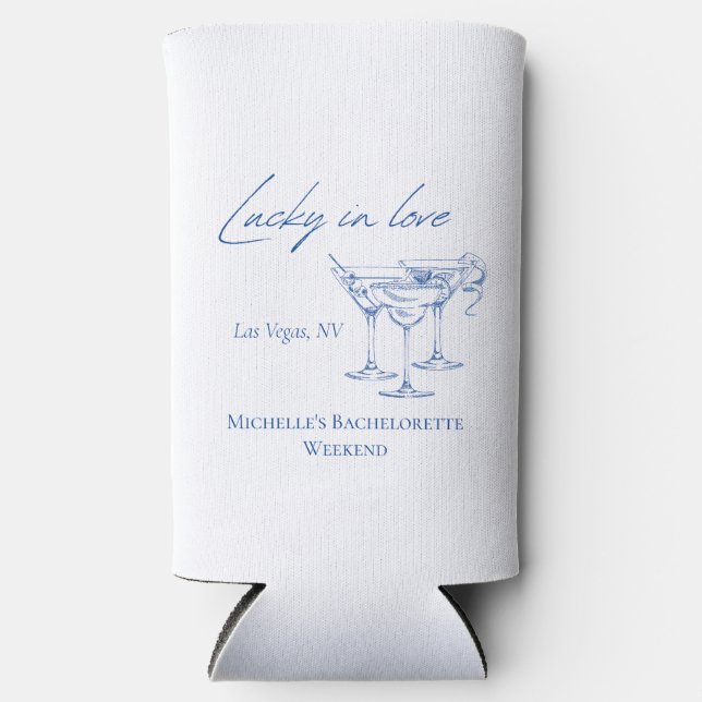 Las Vegas bachelorette can coolers (Front)