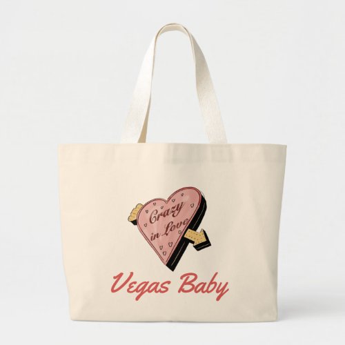 Las Vegas Bachelorette Large Tote Bag