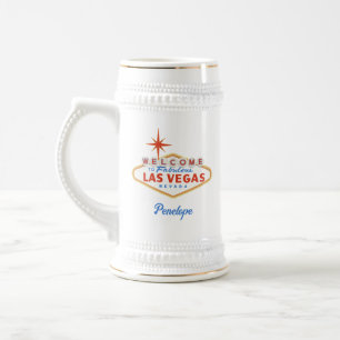 Las Vegas Bachelorette Party Custom Beer Stein