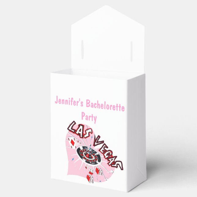Las Vegas Bachelorette Party Favor Boxes (Opened)