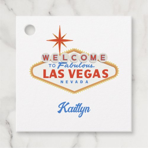 Las Vegas Bachelorette Party Favor Tags