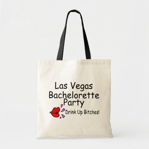 Las  Vegas Bachelorette Party Lips Tote Bag