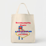 Las Vegas Bachelorette Party personalized Tote Bag<br><div class="desc">Las Vegas bachelorette party favor personalized tote bag or customize this Las Vegas welcome sign item for any special event in this famous destination.</div>