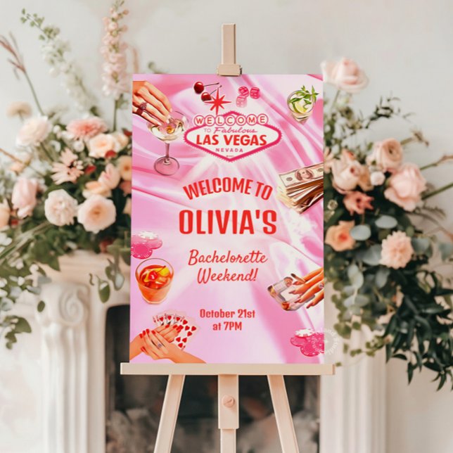 Las Vegas Bachelorette Party Poker Foam Board (Creator Uploaded)