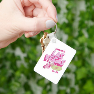 las vegas bachelorette party poker keychain