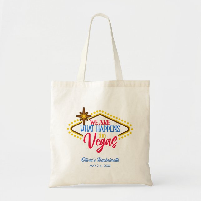 Las Vegas Bachelorette Party Tote Bag (Front)