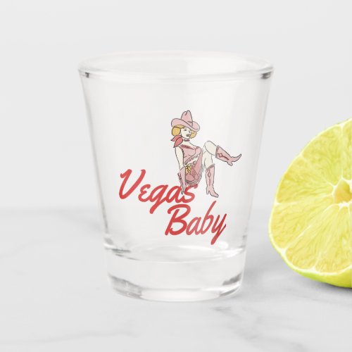 Las Vegas Bachelorette Shot Glass