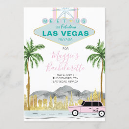 Las Vegas Bachelorette Weekend Invitation