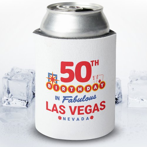 Las Vegas Birthday Party _ 50th Birthday In Vegas Can Cooler