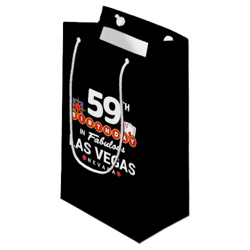 Las Vegas Birthday Party _ 59th Birthday In Vegas Small Gift Bag