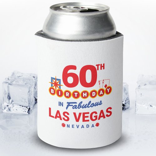 Las Vegas Birthday Party _ 60th Birthday In Vegas Can Cooler