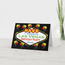 Surprise Birthday Las Vegas Card