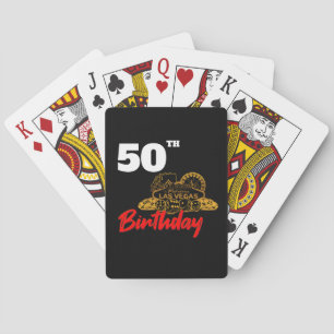 Las Vegas Birthday Party Custom Poker Cards