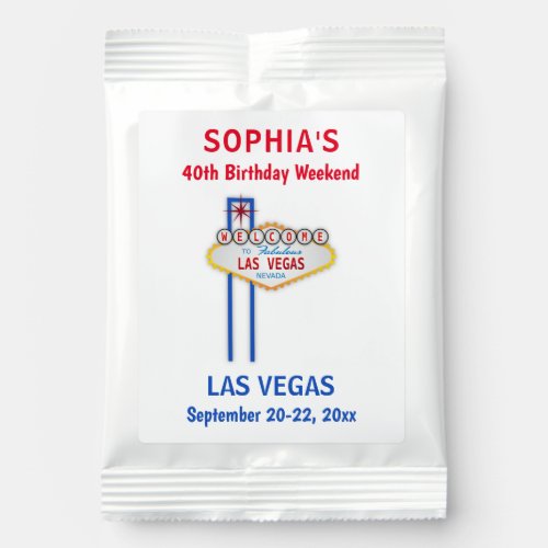 Las Vegas Birthday Party Girls Trip Favor Margarita Drink Mix