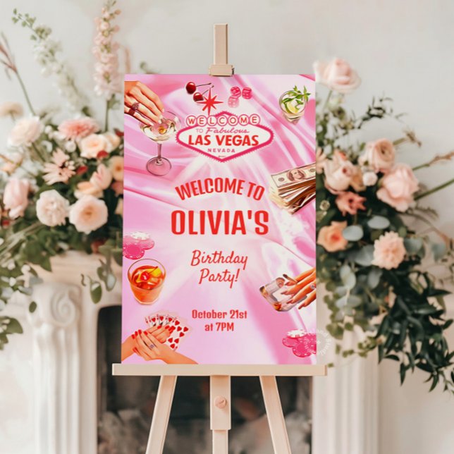 Las Vegas Birthday Party Poker Foam Board (Creator Uploaded)