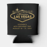 Las Vegas Birthday Party Trip Personalized Favor  Can Cooler at Zazzle