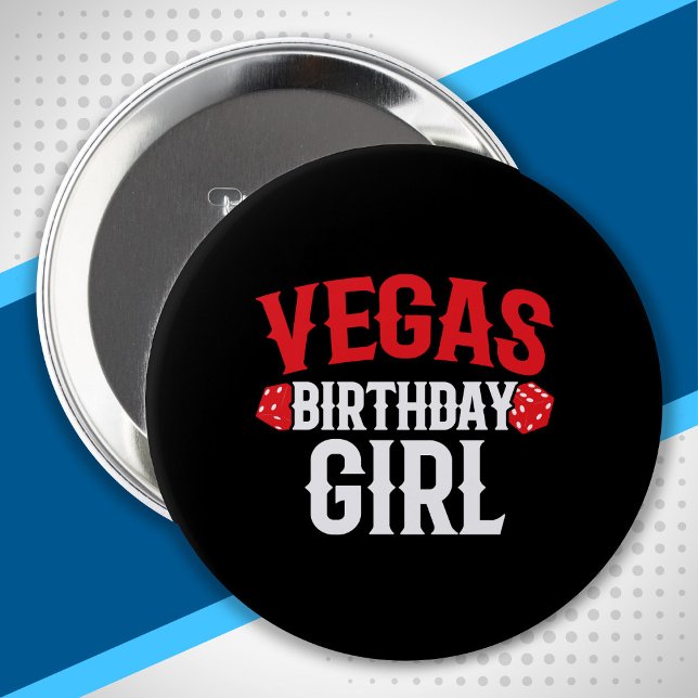 Las Vegas Birthday Party Vegas Birthday Girls Trip Button (Creator Uploaded)