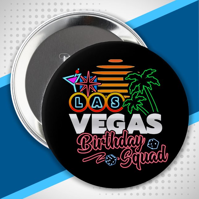 Las Vegas Birthday - Vegas Birthday Squad Button (Creator Uploaded)