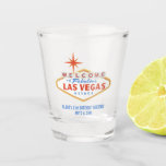 Las Vegas Birthday Weekend Party Favor Custom Shot Glass<br><div class="desc">Get ready for a memorable Las Vegas Birthday Weekend with this customizable shot glass! It's the perfect favor guests will actually want to keep.</div>