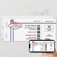 Las Vegas Boarding Pass