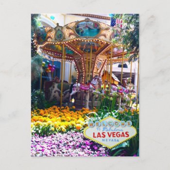 Las Vegas Botanical Garden With Welcome Sign Postcard by Rebecca_Reeder at Zazzle