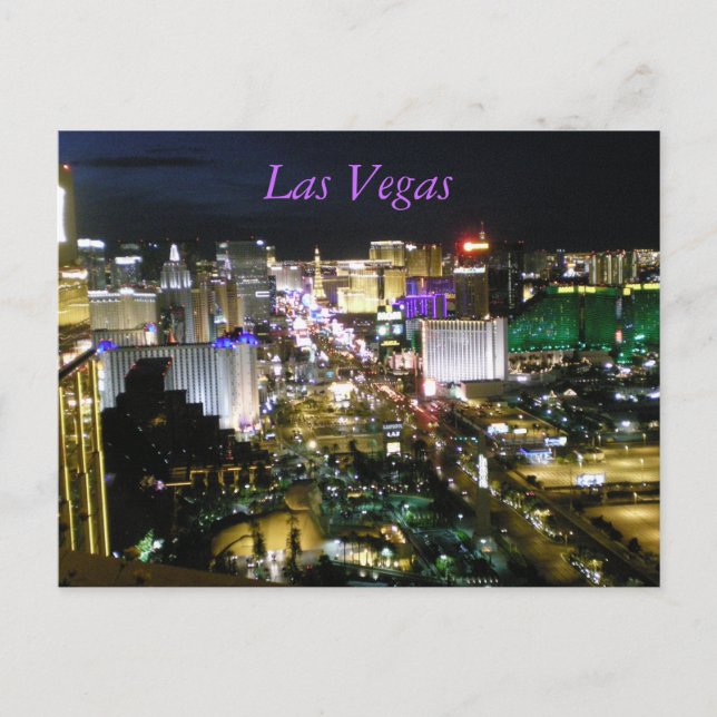 Las Vegas Boulevard Strip Nevada Postcard (Front)
