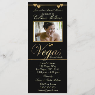 Las Vegas Bridal Shower Invitation Template