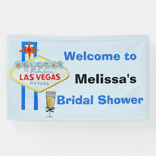 Las Vegas Bridal Shower Sign Zazzle