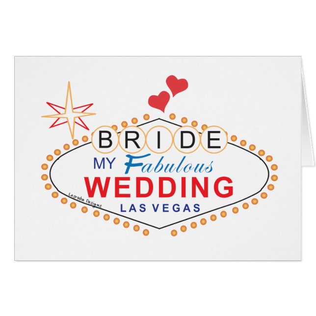 Las Vegas Bride Cards (Front Horizontal)